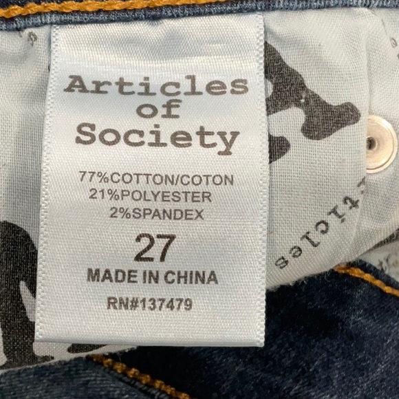 Articles of society blue jeans 👖 size 27 - Picture 9 of 10